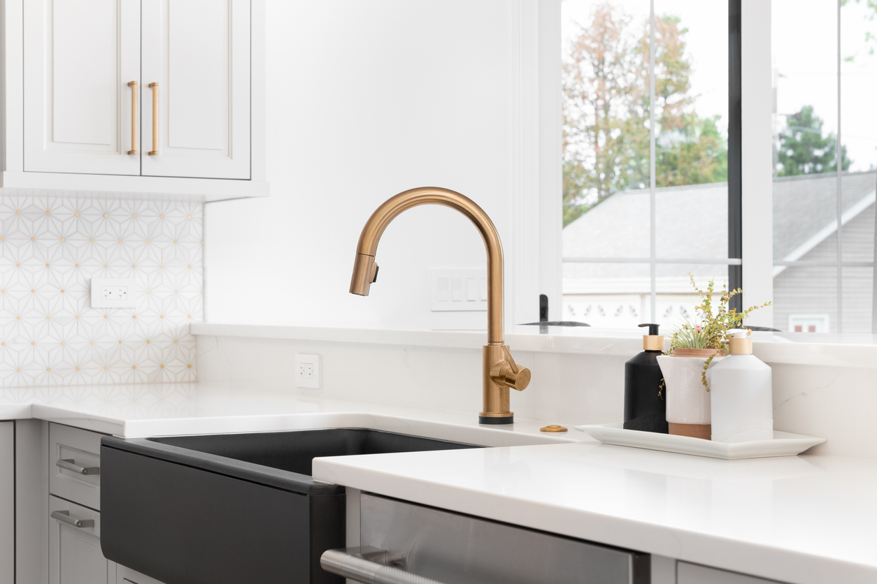 Close Up of Kitchen Sink